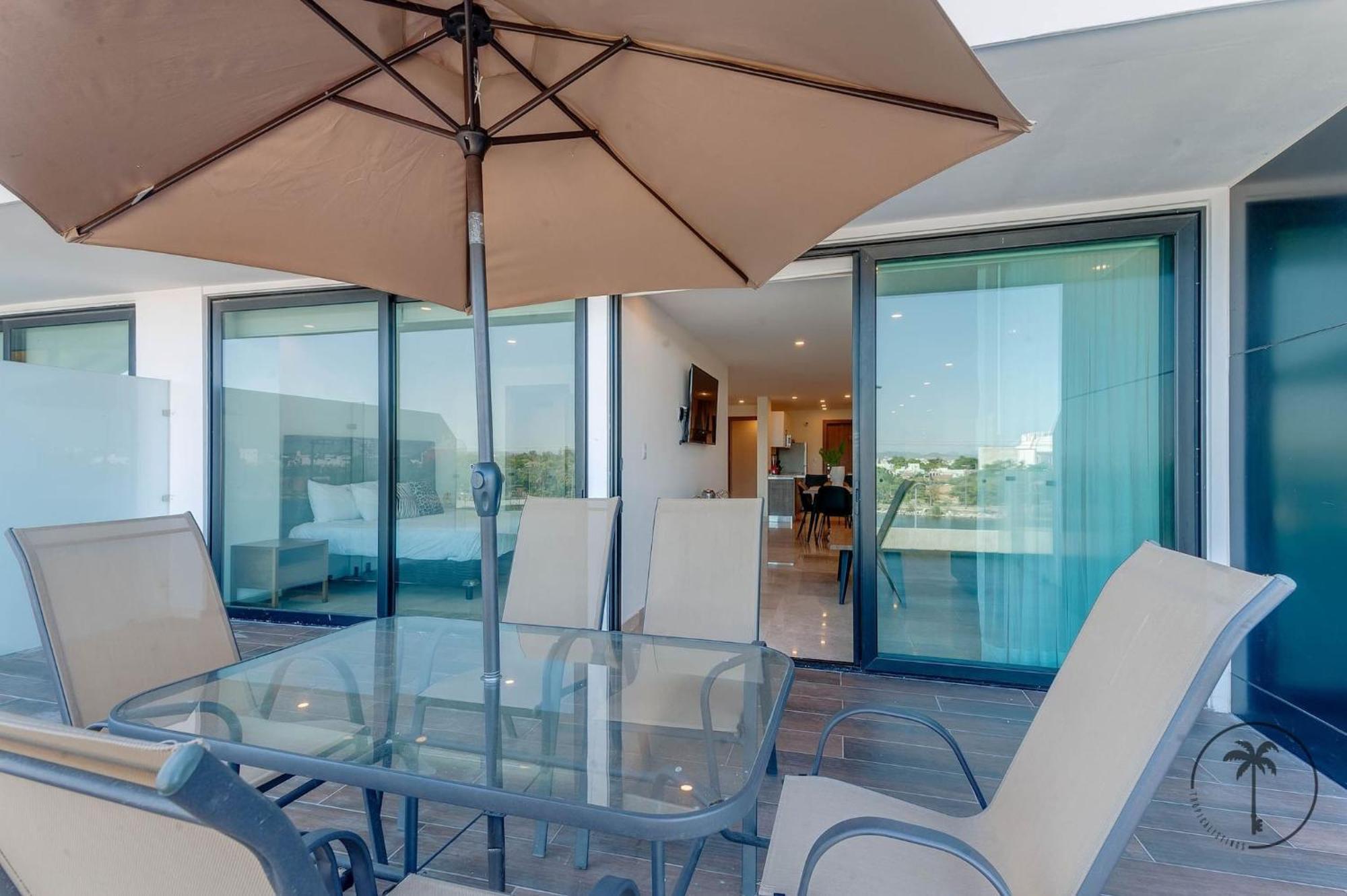 Hermosa Terraza Con Vista A La Laguna! 马萨特兰 外观 照片