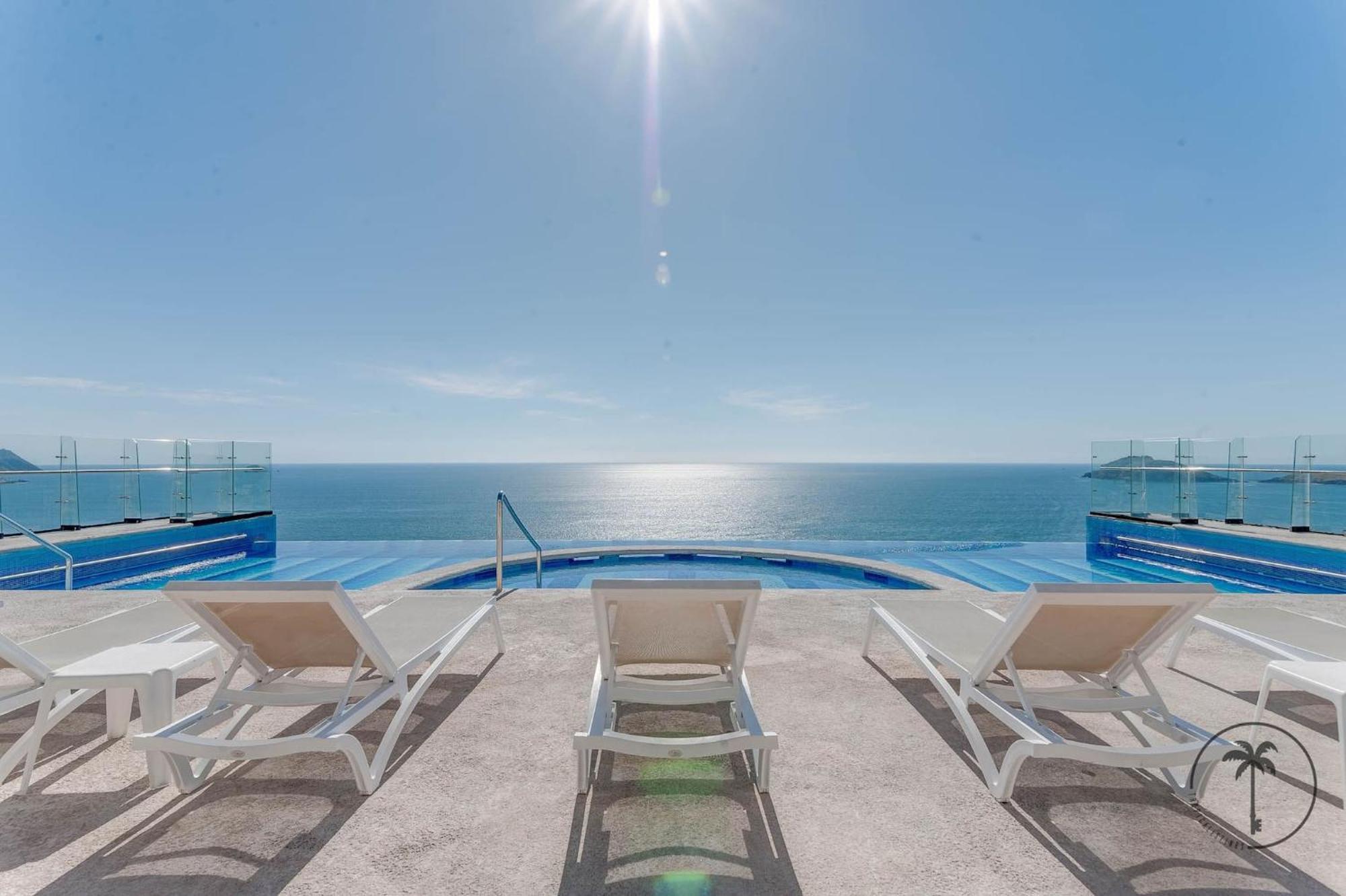 Hermosa Terraza Con Vista A La Laguna! 马萨特兰 外观 照片