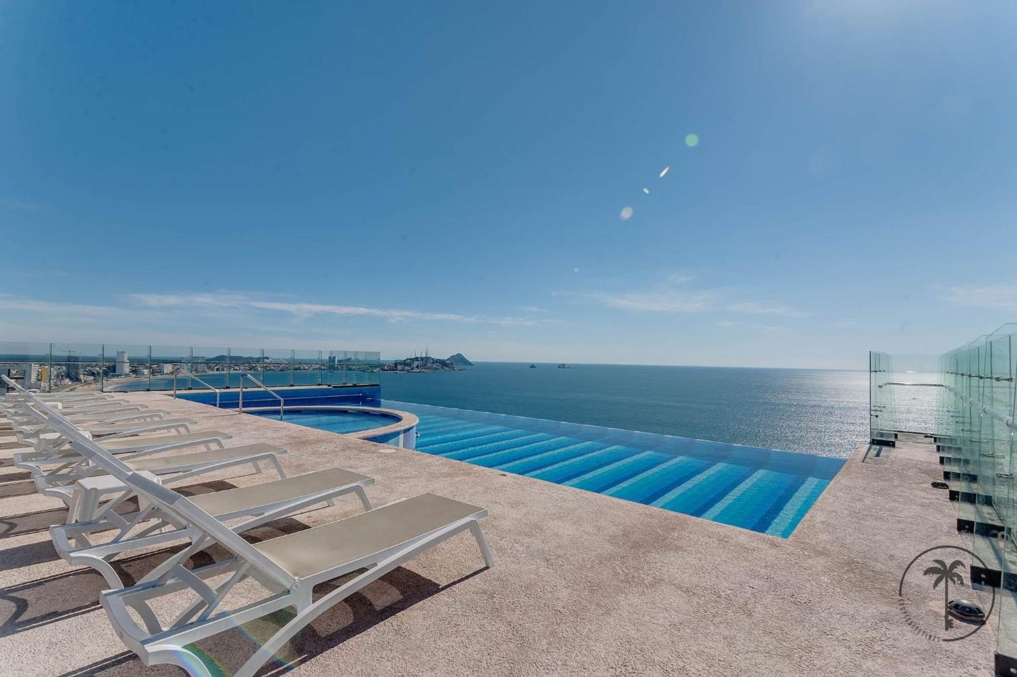Hermosa Terraza Con Vista A La Laguna! 马萨特兰 外观 照片
