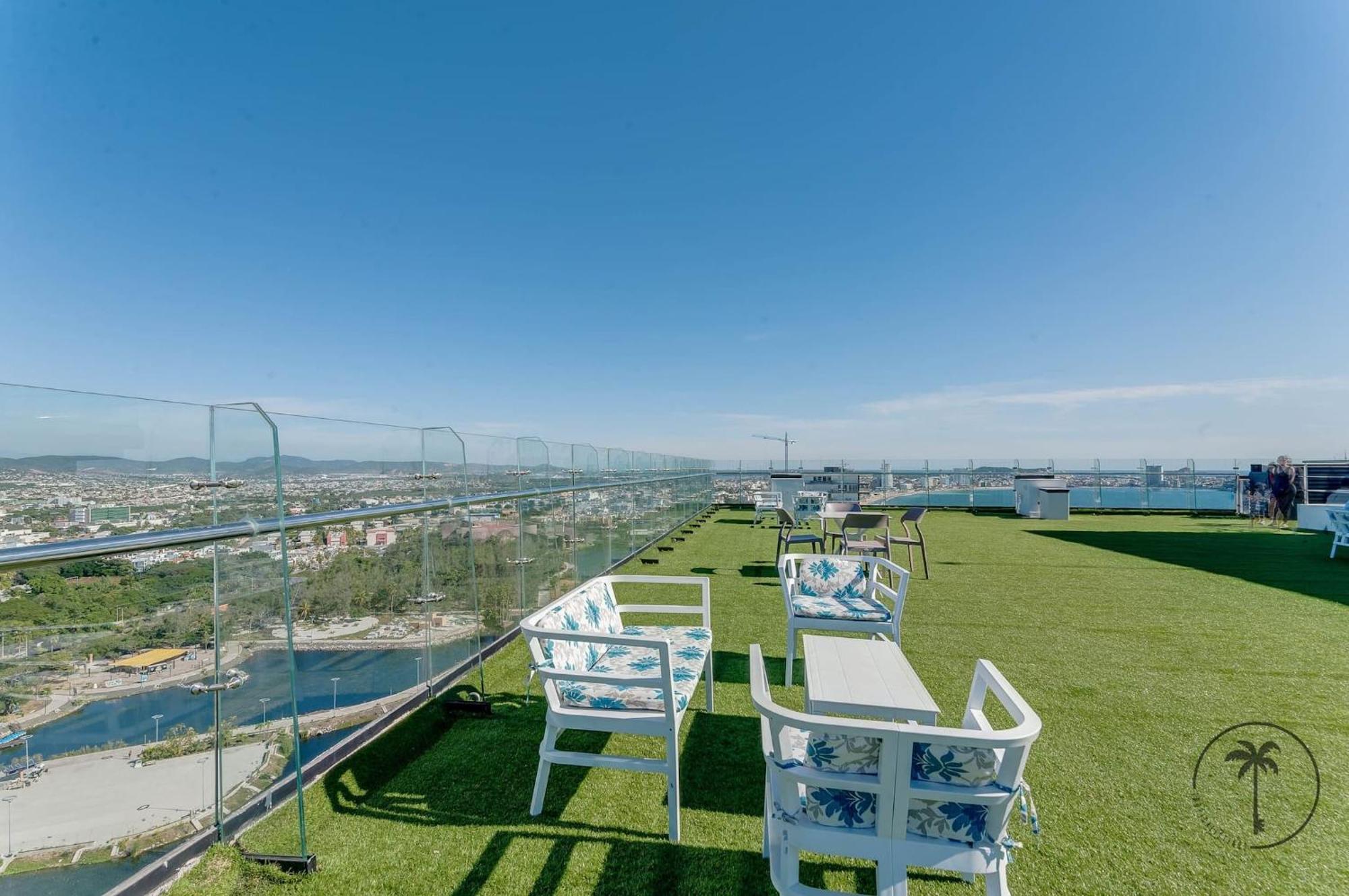 Hermosa Terraza Con Vista A La Laguna! 马萨特兰 外观 照片